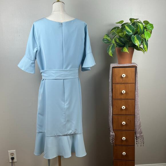 LanTing Brides Blue Short Formal Mother of the Bride Dress XL New with tags - Picture 3 of 10